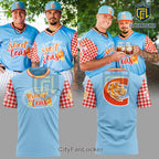 Carolina Sweet Teas Baseball Fan Gingham Plaid Pullover Hoodie