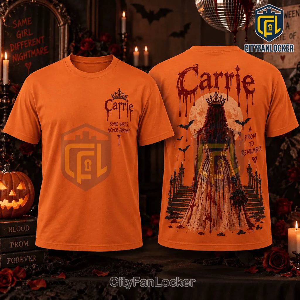 Carrie Bloody Prom Queen Halloween T-Shirt