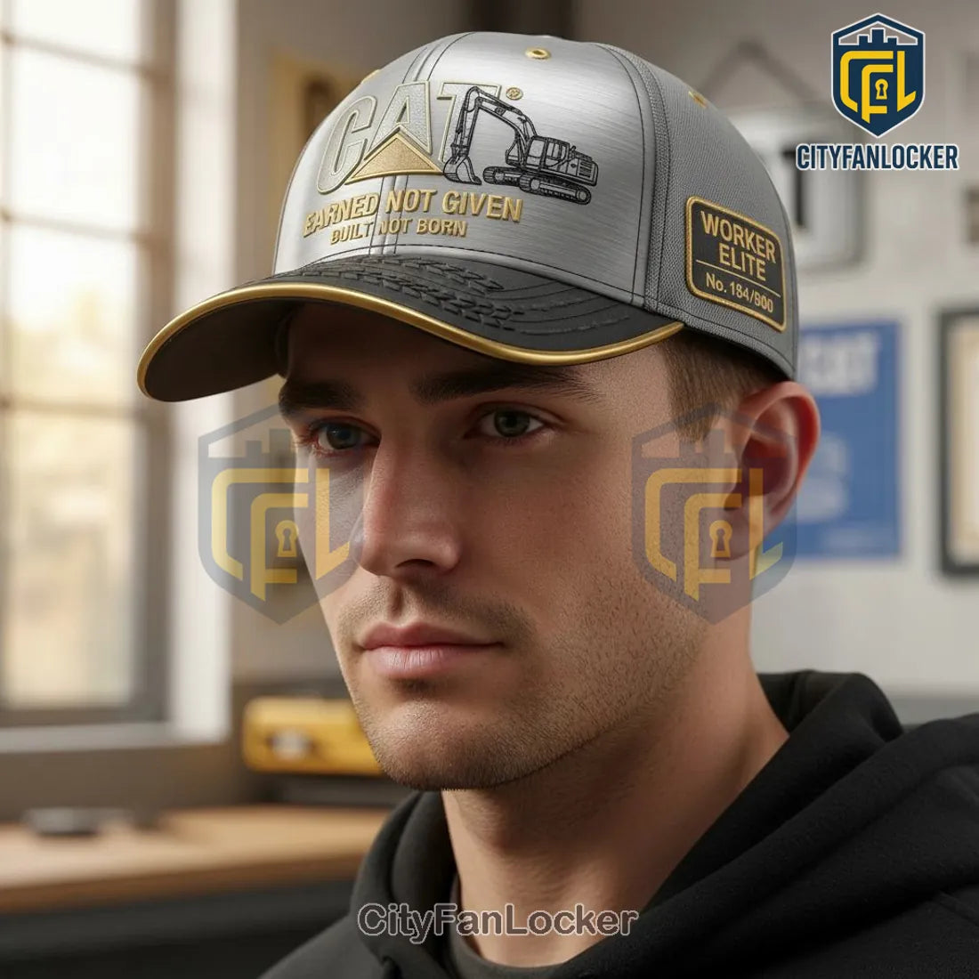 CAT Worker Elite Limited Edition Heavy Duty Premium Baseball Cap