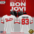 Celebrate the New York Knicks x Bon Jovi 2026 Forever Tour T Shirt