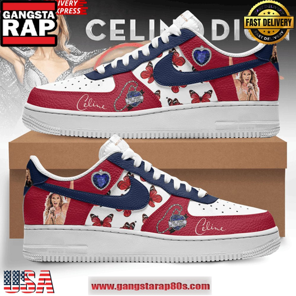 Celine Dion American New Special Edition Air Force 1 Sneakers Shoes