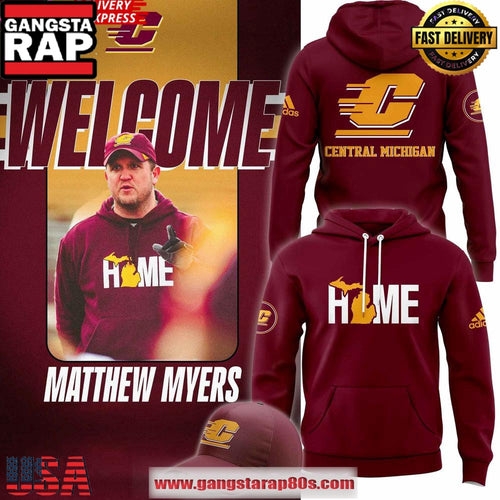 Central Michigan x Matthew Myers Special Adidas All Over Print Hoodie