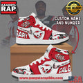 CFL Calgary Stampeders Custom Limited Edition Air Jordan 1 Sneakers Shoes
