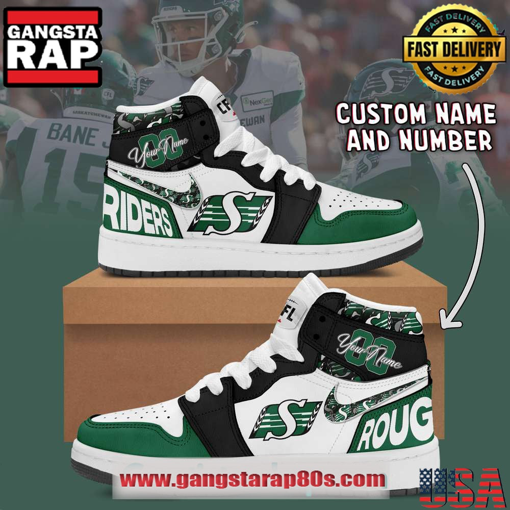 CFL Saskatchewan Roughriders Custom Limited Edition Air Jordan 1 Sneakers Shoes