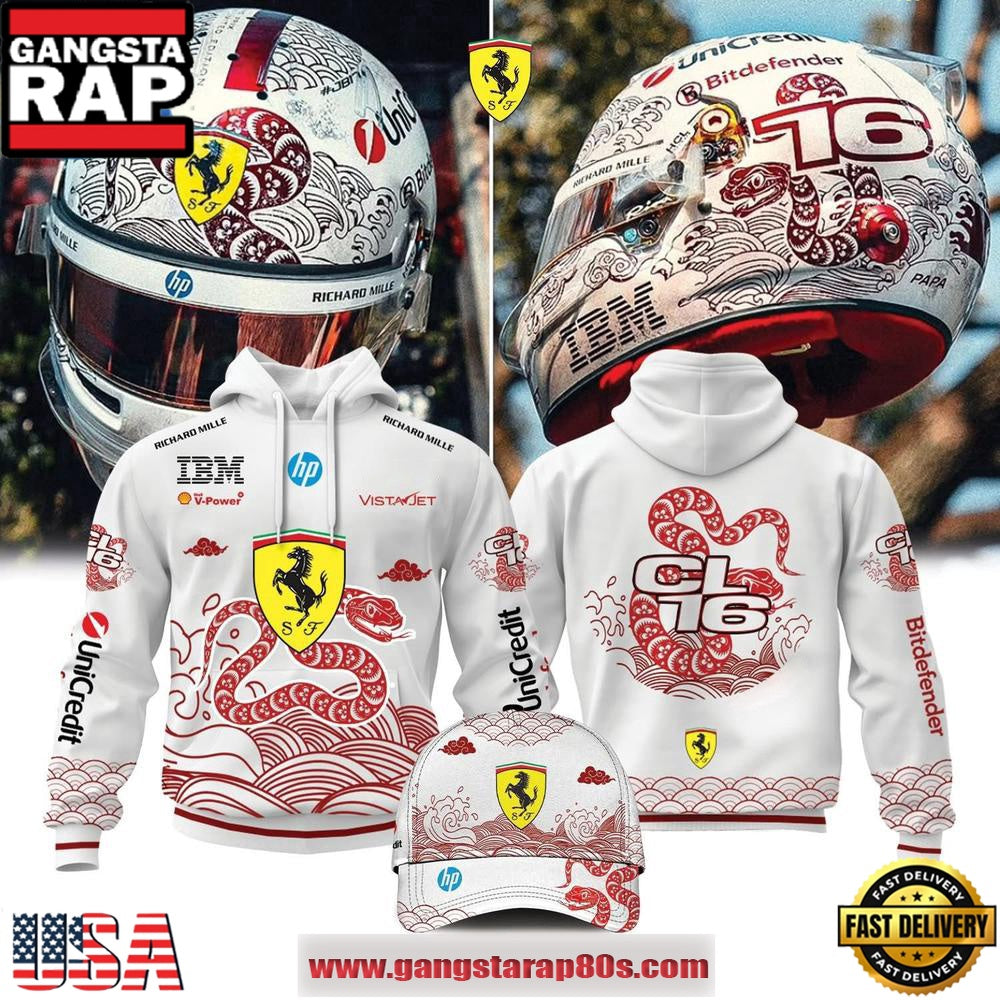 Charles Leclerc Ferrari F1 Special Edition Unisex Hoodie