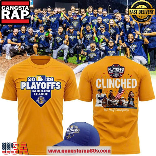 Charleston RiverDogs Carolina League Playoffs 2026 Baseball T Shirt