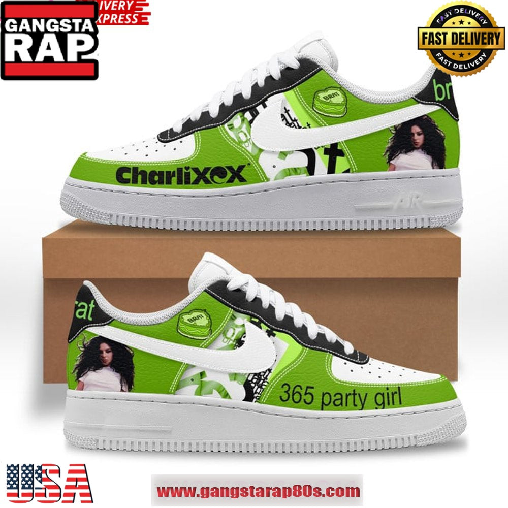 Charli XCX 365 Party Girl Air Force 1 Sneakers Shoes