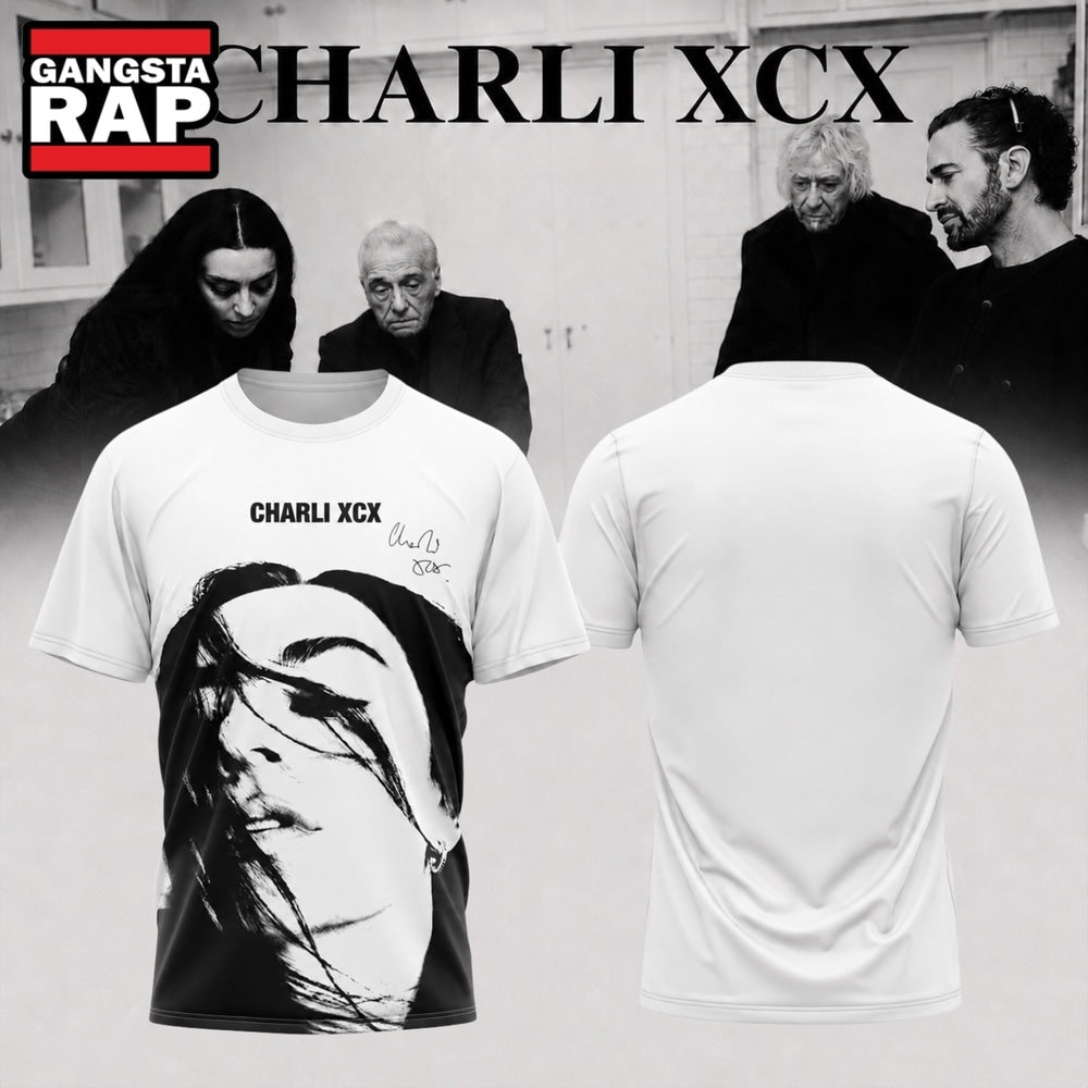 Charli XCX Album Music Fashion Film 2026 White T Shirt , Music Trending 3D Shirt