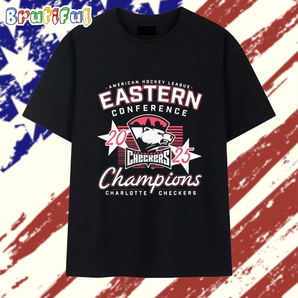 Charlotte Checkers 2025 Eastern Conference Champions T Shirt