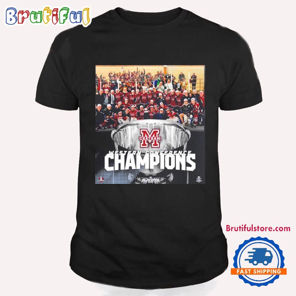 Chatham Maroons Hockey Western Conference Champions 2025 Poster T Shirt