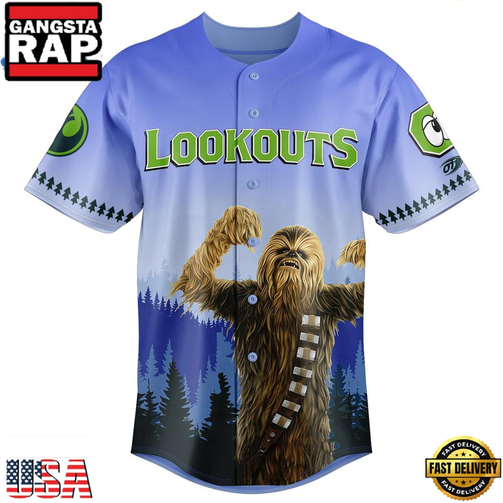 Chattanooga Lookouts Star Wars Limited Premium Edition Baseball Jersey