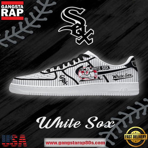 Chicago Baseball Limited Edition Nike Air Force 1 Sneakers Shoes