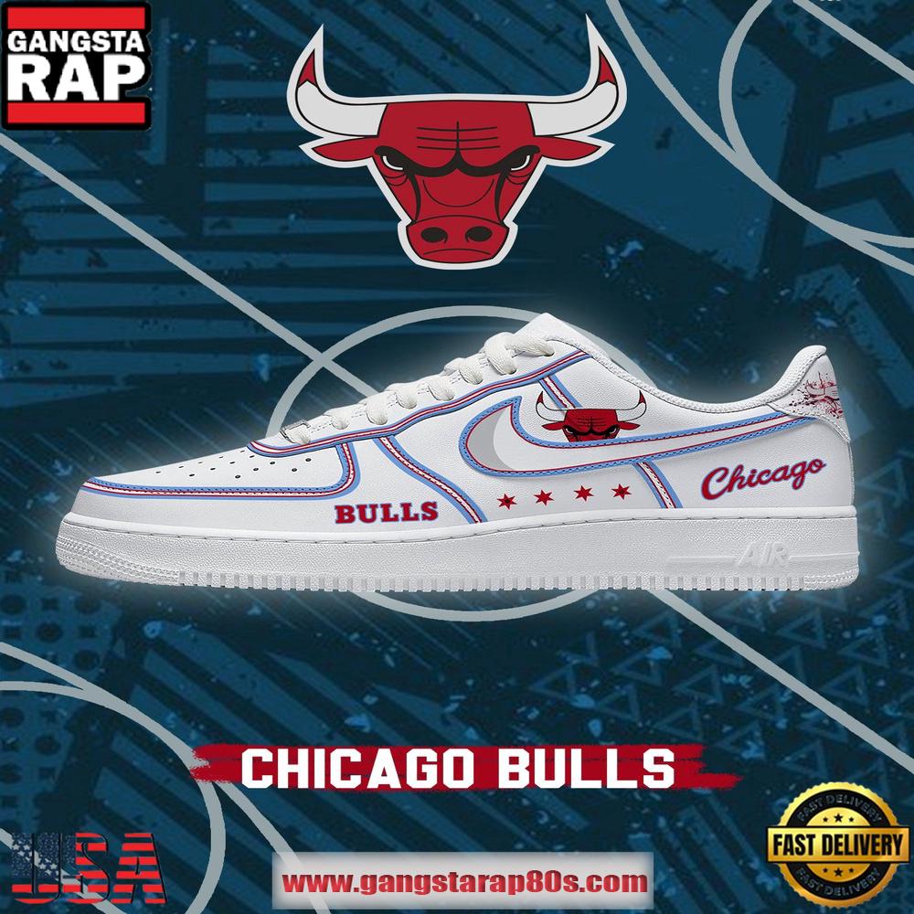 Chicago Basketball Limited NBA Nike Air Force 1 Shoes Running Sneakers