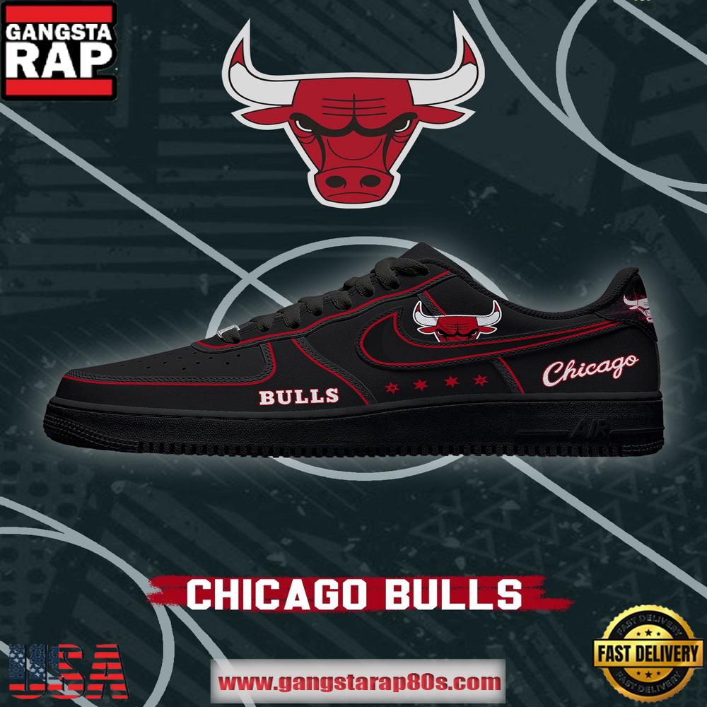 Chicago Basketball NBA New Version Nike Air Force 1 Shoes Running Sneakers