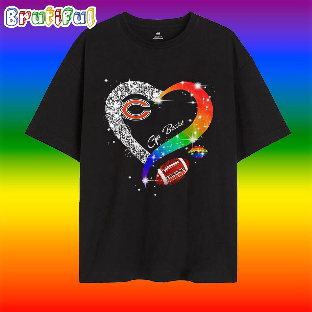 Chicago Bears 2025 LGBT Pride Day Vintage T Shirt
