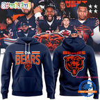 Chicago Bears 2026 Football Da Bears Navy Outline Hoodie T-Shirt