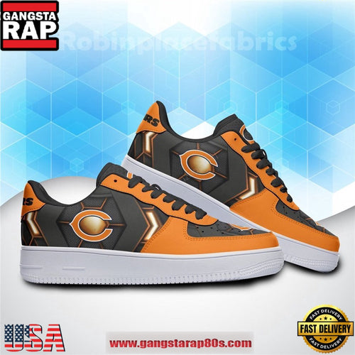 Chicago Bears AF 1 Running Sneakers Shoes