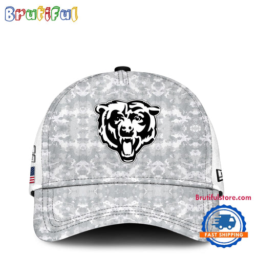 Chicago Bears Camo 2024 Salute to Service Club Veterans Limited Baseball Cap