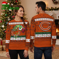 Chicago Bears Grinch Hand Christmas Lights Ugly Christmas Sweater