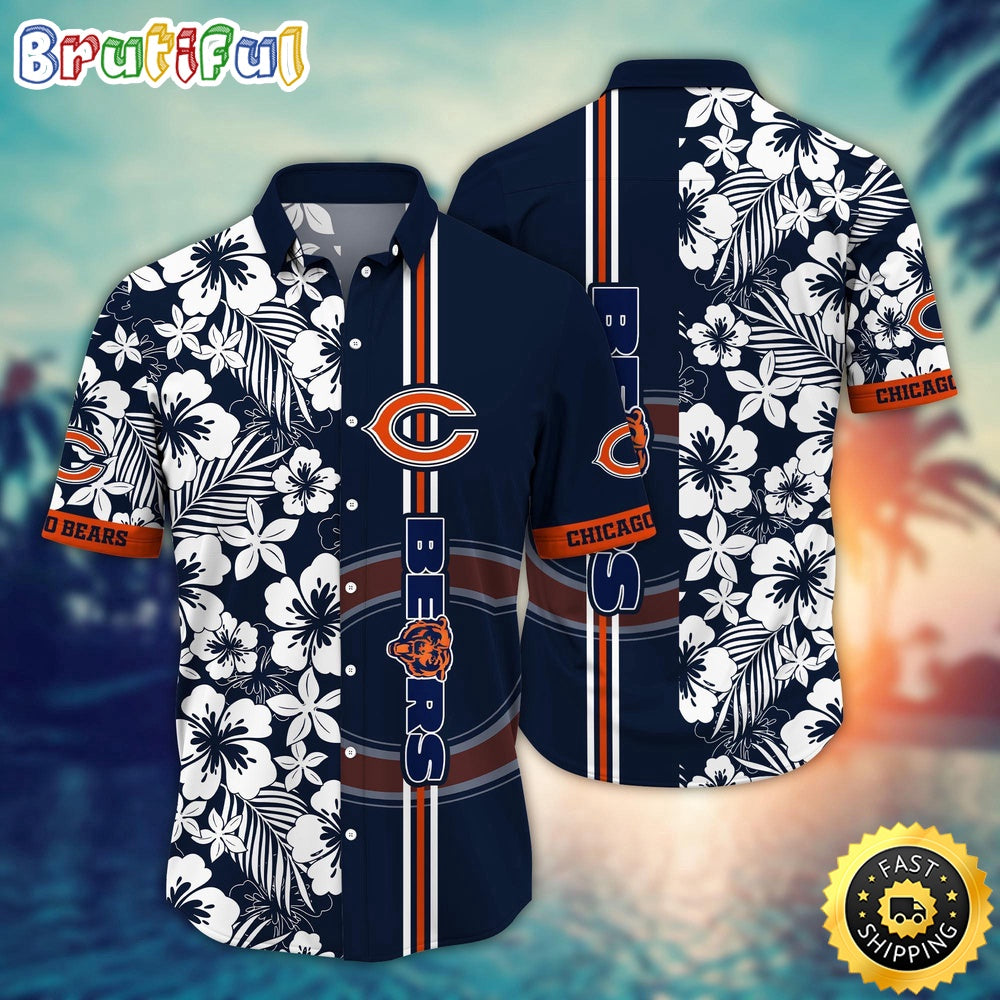 Chicago Bears Hawaii Shirt Flower Exotic Island Fashion