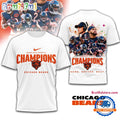 Chicago Bears NFL 2025 NFC North Champions All Team White 3D Shirt