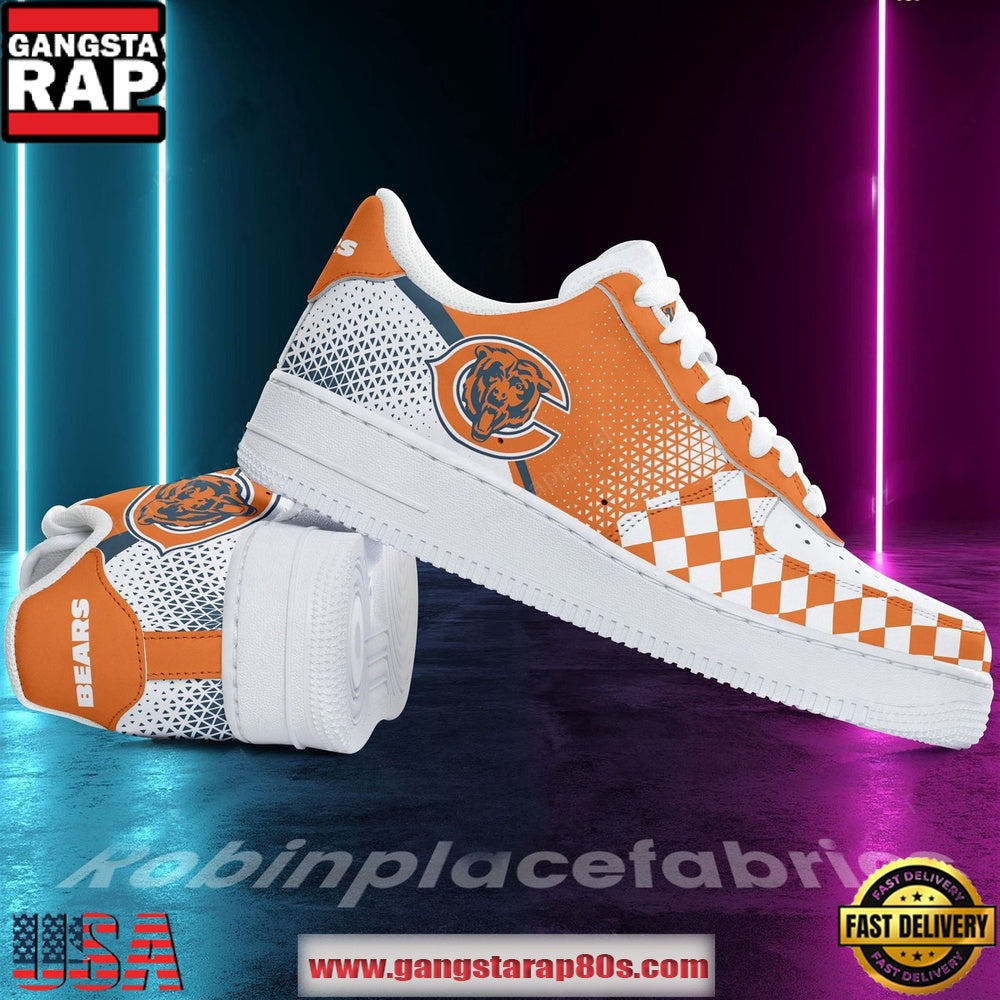 Chicago Bears NFL Air Force 1 Running Sneakers Shoes