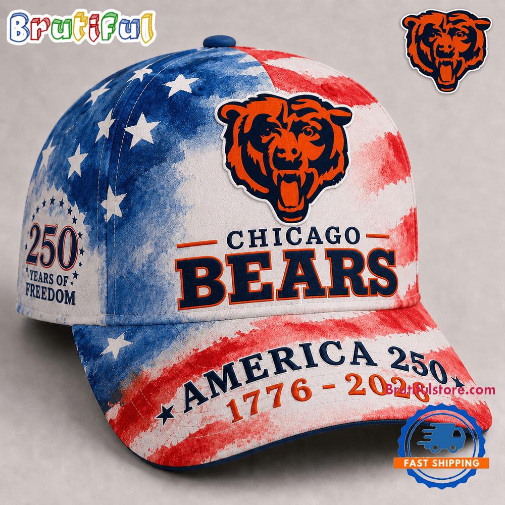 Chicago Bears NFL America 250 Years Of Freedom Classic Cap