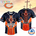 Chicago Bears NFL Blessed Beyond The Score Baseball Jersey