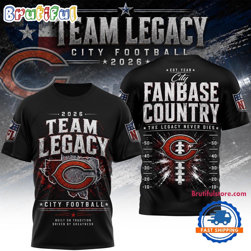 Chicago Bears NFL Gridiron Dynasty Limited Edition 3D Shirt