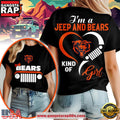 Chicago Bears NFL Jeep Girl Women’s Black Shirt