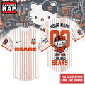 Chicago Bears NFL Kitty Game Day Custom Baseball Jersey Shirt