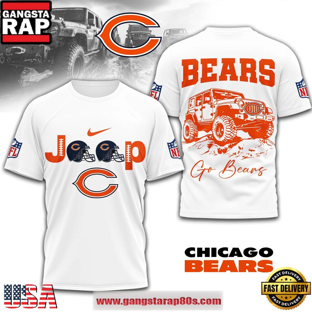 Chicago Bears NFL Premium NFL Jeep Unisex T-Shirt