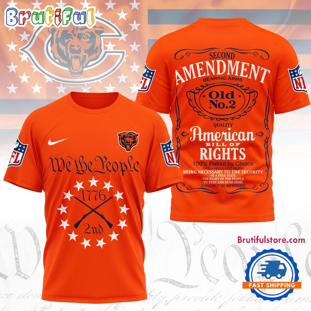 Chicago Bears NFL Second Amendment Limited Edition 3D Shirt