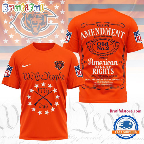 Chicago Bears NFL Second Amendment Limited Edition 3D Shirt