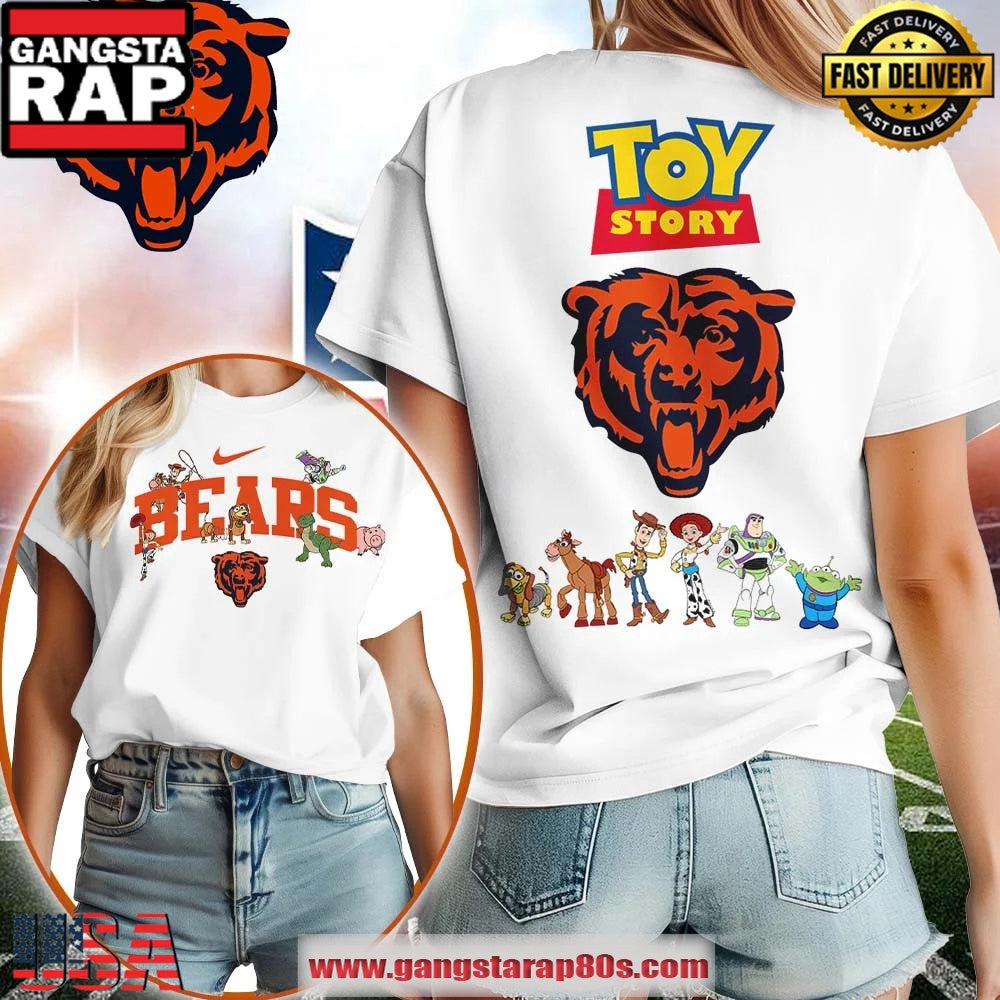 Chicago Bears NFL x Toy Story New Design Women 3D Shirt