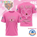 Chicago Bears Nurse Breast Cancer Awareness Limited Ediition 3D Shirt