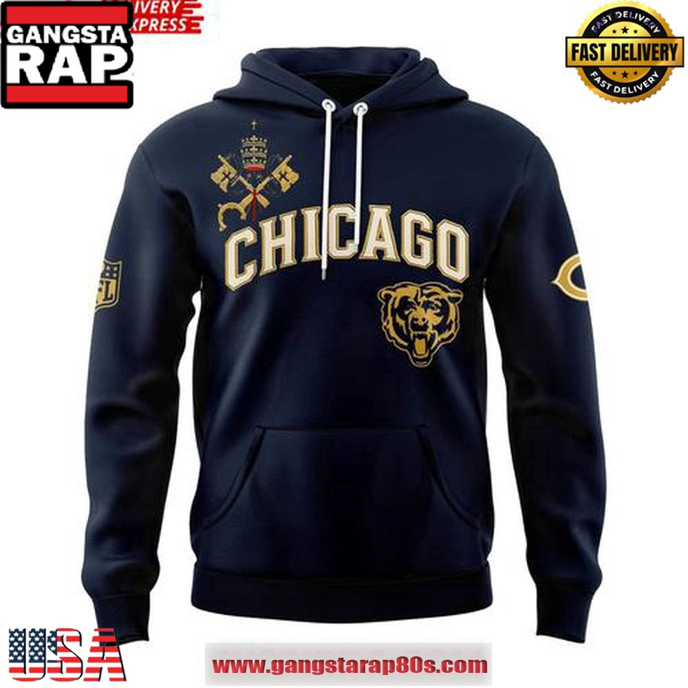 Chicago Bears Pope Leo 14 Special Unisex Hoodie