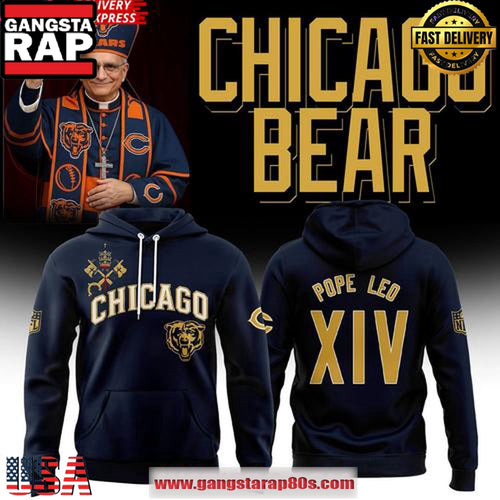 Chicago Bears Pope Leo 14 Special Unisex Hoodie