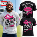 Chicago Bears Real Bears Fans Wear Pink 2026 Special New Black T Shirt