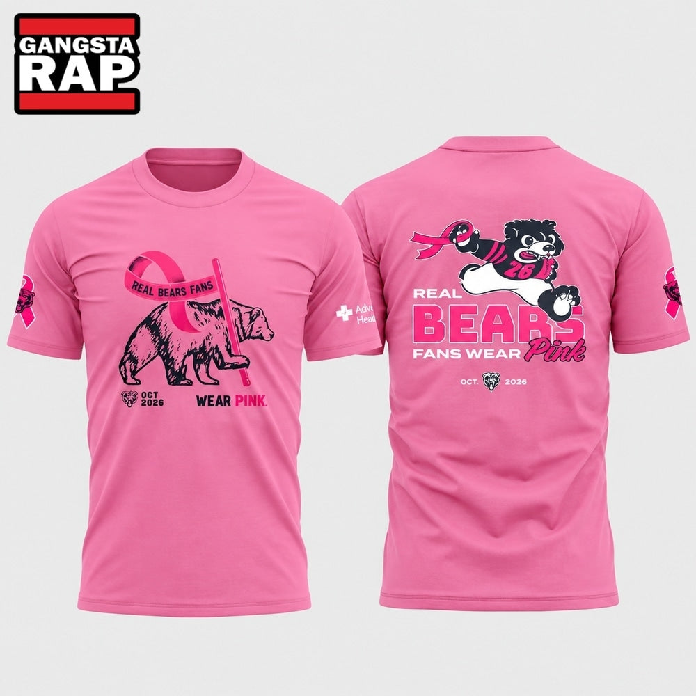 Chicago Bears Real Bears Fans Wear Premium Hoodie T-Shirt