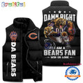 Chicago Bears Sporty Mascot Design Sleeveless Puffer Jacket