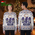 Chicago Bears Three Gnomes Logo Ugly Christmas Sweater