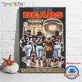 Chicago Bears Virginia Halas Mccaskey 2025 Thank You For The Memories Wall Art Poster Canvas