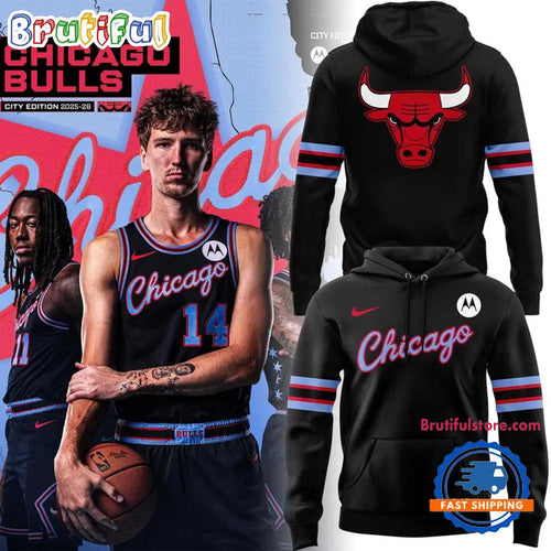 Chicago Bulls 2025-2026 City Edition Hoodie Shirt