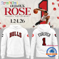 Chicago Bulls Forever Derrick Martell Rose 2026 Limited Edition Hoodie T-Shirt