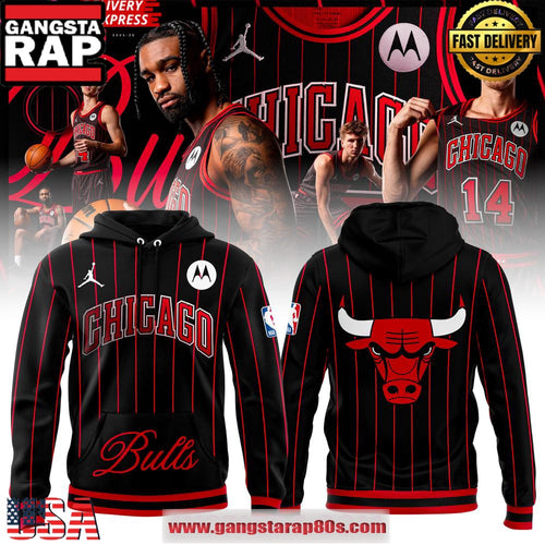 Chicago Bulls NBA 2025-26 Statement Special Unisex 3D Hoodie