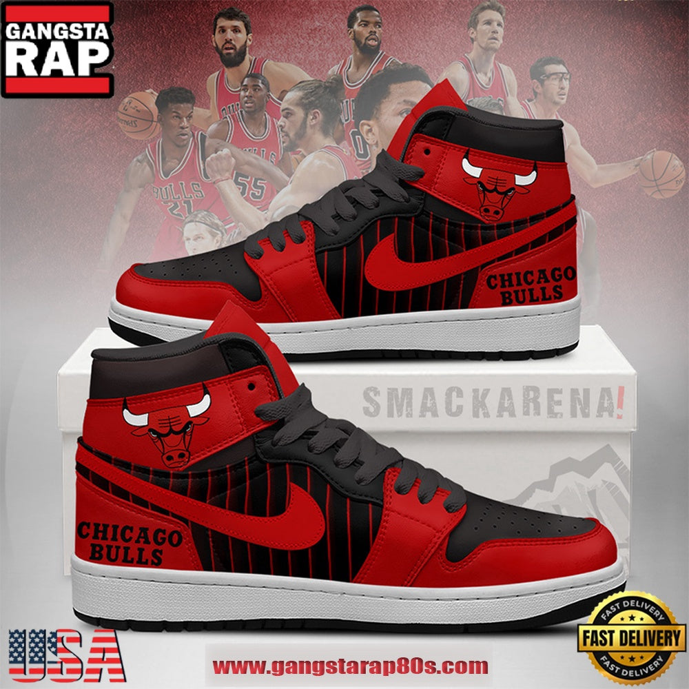 Chicago Bulls NBA New 2026 Version Air Jordan 1 High Top Shoes