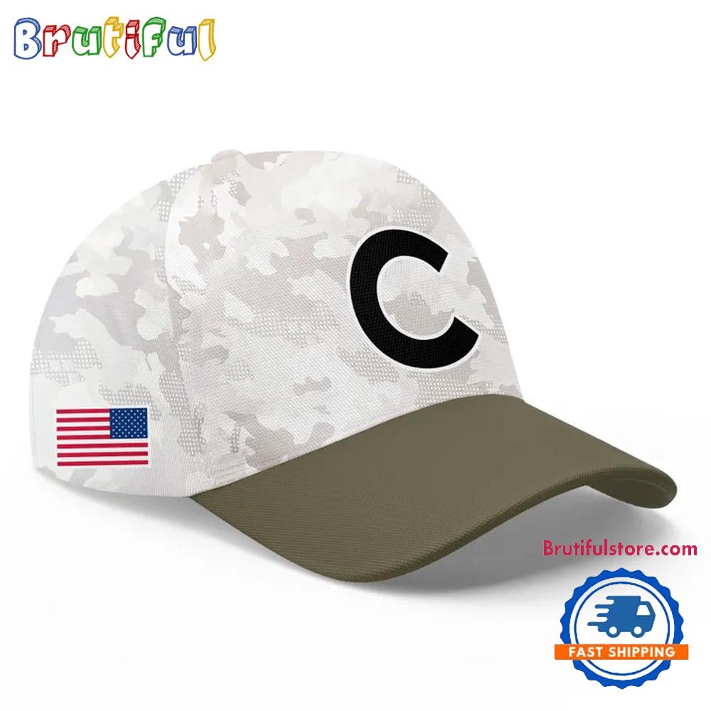 Chicago Cubs 2025 Special Armed Forces Day Baseball Cap