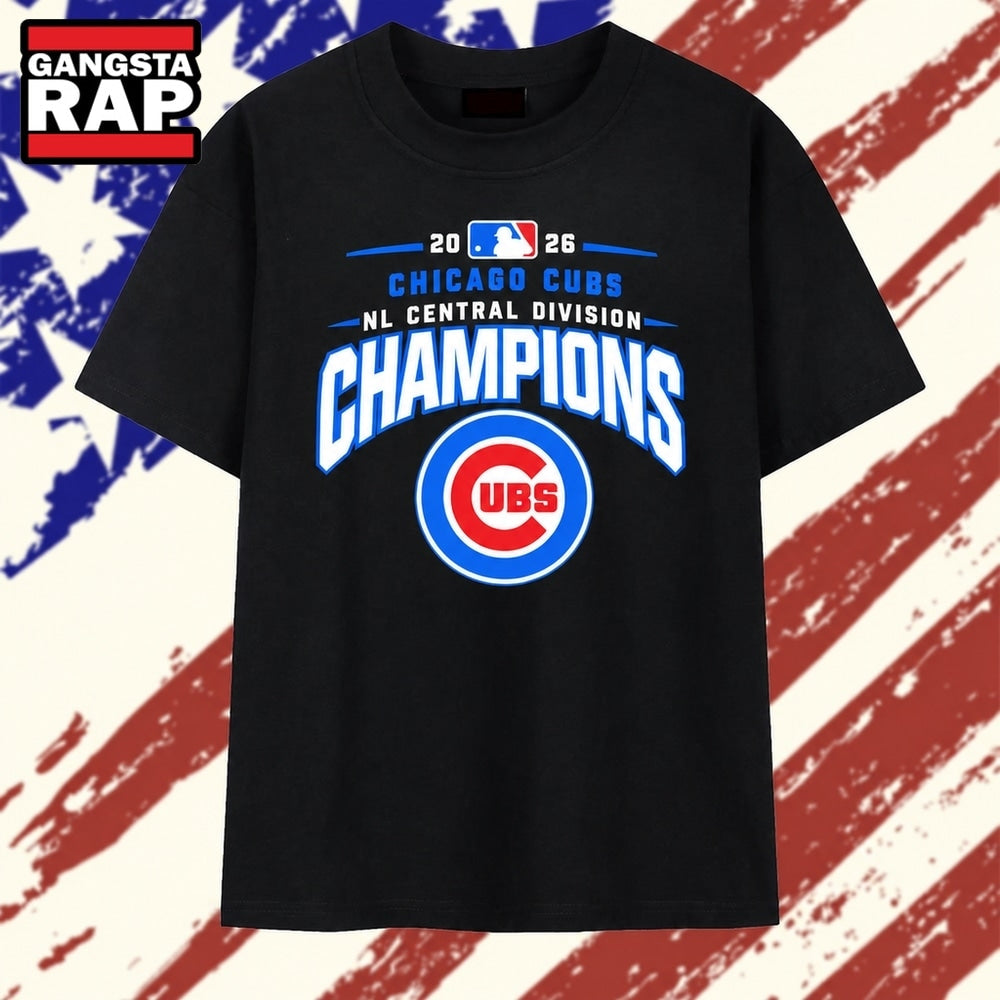Chicago Cubs 2026 NL Central Division Champions T Shirt