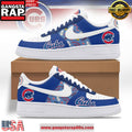 Chicago Cubs Baseball Special Edition Air Force 1 Running Sneakers Shoes